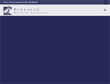 Tablet Screenshot of pinnacle-business.com